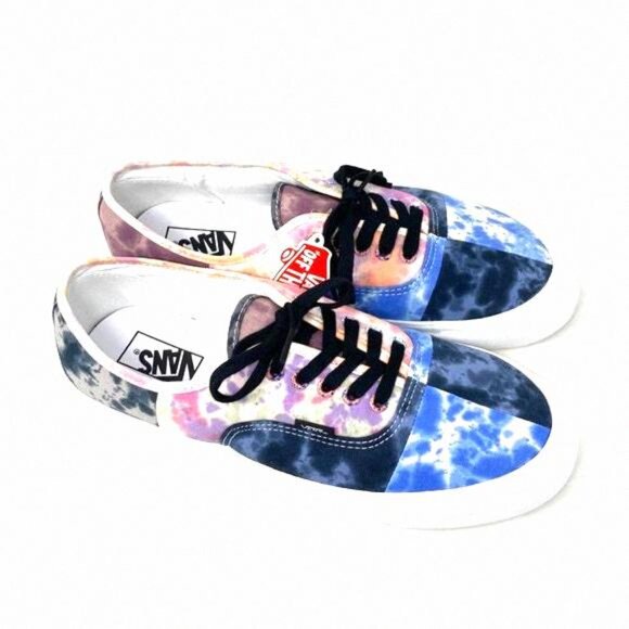 VANS Anaheim 44D Skate Shoes Low Multi Blue Canvas VN0A54F9AXJ Sneaker Size Men - Picture 3 of 10